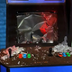 A smashed arcade machine as seen after the attack in December.